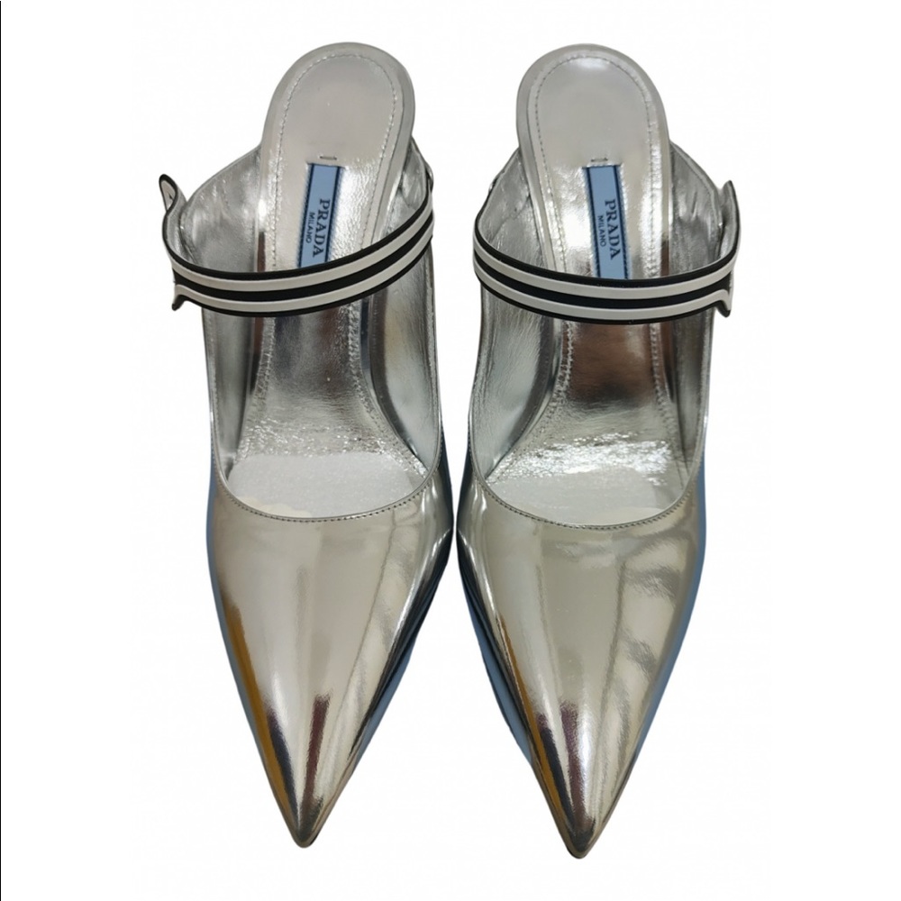 Prada leather mules